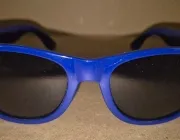 Blau Sonnenbrille