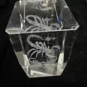 3D-Laserkristall „Skorpion“