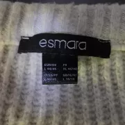 esmara Damen-Strickpullover L (44/46) – Schwarz-Weiß gestreift – Gebraucht