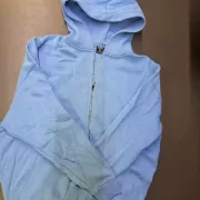 Blind Date Collegejacke Damen 38/M – Beige mit cremeweißen Ärmeln