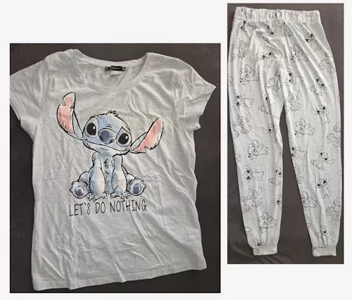 Disney Stitch Schlafanzug 2-teilig Größe M – Censored, gebraucht & gewaschen