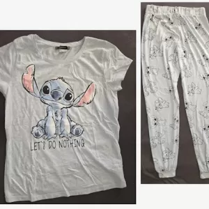Disney Stitch Schlafanzug 2-teilig Größe M – Censored, gebraucht & gewaschen