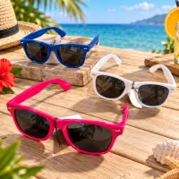 Stylische Sonnenbrille in Weiß – UV 400 Schutz – Top Zustand