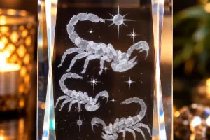 3D-Laserkristall „Skorpion“