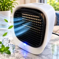 ❄️ Kompakte Abkühlung direkt am Schreibtisch 166 x 152 x 145 mm
