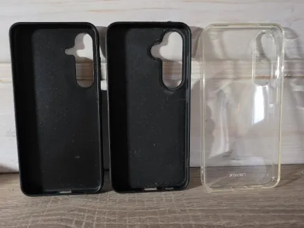 Samsung Galaxy S25 Hüllen-Set (3 Stück) – Schwarz & Transparent – Gut